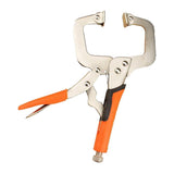 Maxbell 2pcs 6in 14in C Clamp Vise Grip Locking Regular Tip Multi Pincers Tongs