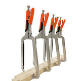 Maxbell 2pcs 6in 14in C Clamp Vise Grip Locking Regular Tip Multi Pincers Tongs