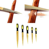 Maxbell Wood Carving Tools Files Flat Steel File Carpenter Tools Pointed Rasp 4'' - Aladdin Shoppers