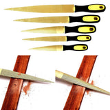 Maxbell Wood Carving Tools Files Flat Steel File Carpenter Tools Pointed Rasp 4'' - Aladdin Shoppers
