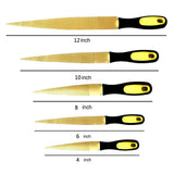 Maxbell Wood Carving Tools Files Flat Steel File Carpenter Tools Pointed Rasp 4'' - Aladdin Shoppers