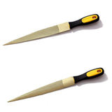 Maxbell Wood Carving Tools Files Flat Steel File Carpenter Tools Pointed Rasp 10'' - Aladdin Shoppers