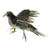 Maxbell Simulation Feathered Flying Birds Taxidermy Home Garden Decor Ornament grey - Aladdin Shoppers
