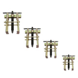 Maxbell 2Pcs Two Jaw 2 Legs Bearing Gear Hub Puller Remover Hand Tool Removal Tool