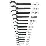Maxbell High Carbon Steel ER Hook Wrench Spanner CNC Collet Chuck Clamping 90-95 - Aladdin Shoppers
