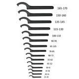 Maxbell High Carbon Steel ER Hook Wrench Spanner CNC Collet Chuck Clamping 165-170 - Aladdin Shoppers
