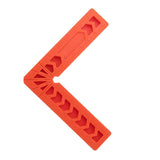 Maxbell 2x 90 Deg L Shape Square Right Angle Clamps Corner Clamping Ruler Plastic