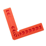 Maxbell 2x 90 Deg L Shape Square Right Angle Clamps Corner Clamping Ruler Plastic