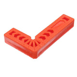 Maxbell 2x 90 Deg L Shape Square Right Angle Clamps Corner Clamping Ruler Plastic