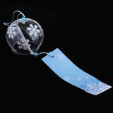 Maxbell 7x7cm Japanese Style Glass Windchime Hanging Decor Home Glass Wind Bells 2# - Aladdin Shoppers
