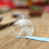 Maxbell 7x7cm Japanese Style Glass Windchime Hanging Decor Home Glass Wind Bells 2# - Aladdin Shoppers