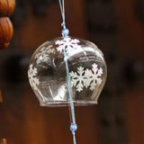 Maxbell 7x7cm Japanese Style Glass Windchime Hanging Decor Home Glass Wind Bells 2# - Aladdin Shoppers