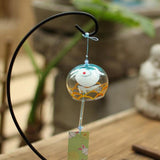 Maxbell 7x8cm Japanese Style Glass Windchime Hanging Decor Home Glass Wind Bells 2# - Aladdin Shoppers