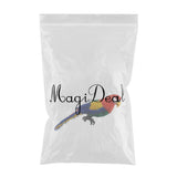 Maxbell Realistic Parrot Artificial Feather Bird Animal Ornament Garden Decor Red B - Aladdin Shoppers