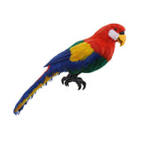 Maxbell Realistic Parrot Artificial Feather Bird Animal Ornament Garden Decor Red B - Aladdin Shoppers