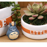 Maxbell Resin Round Flower Pot Garden Planter Herb Succulent Bonsai Holder S - Aladdin Shoppers