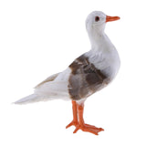 Maxbell 2Pcs Artificial Bird Feather Realistic Home Garden Decor Ornament Seagull