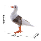 Maxbell 2Pc Simulated Seagull Artificial Bird Vivid Garden Home Decor Props Ornament