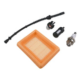 Maxbell Air Filter Fuel Filter &Choke Lever Knob for STIHL FS120 FS200 FS250 FS300