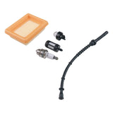 Maxbell Air Filter Fuel Filter &Choke Lever Knob for STIHL FS120 FS200 FS250 FS300