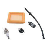 Maxbell Air Filter Fuel Filter &Choke Lever Knob for STIHL FS120 FS200 FS250 FS300