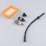 Maxbell Air Filter Fuel Filter &Choke Lever Knob for STIHL FS120 FS200 FS250 FS300