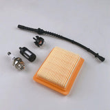 Maxbell Air Filter Fuel Filter &Choke Lever Knob for STIHL FS120 FS200 FS250 FS300