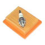 Maxbell Air Filter Spark Plug & Choke Lever Knob for Stihl FS120 FS200 FS250 FS300