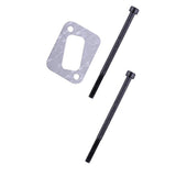Maxbell 4 Sets Muffler Gasket Bolts for HUSQVARNA 351 350 345 340 353 346XP Chainsaw