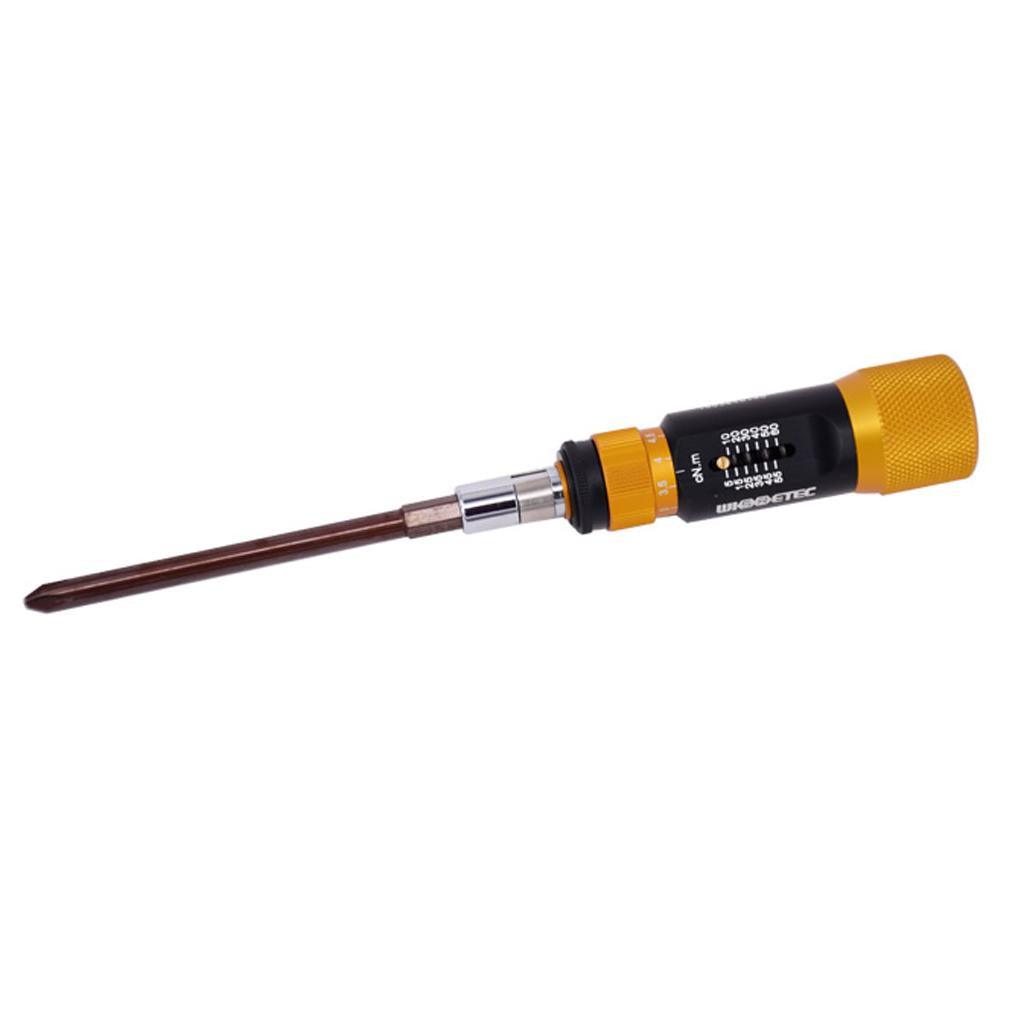 Maxbell Maxbell 6.35mm 1/4" Adjustable Torque Hex Screwdriver Screw Driver Steel 5-60 cNM #1