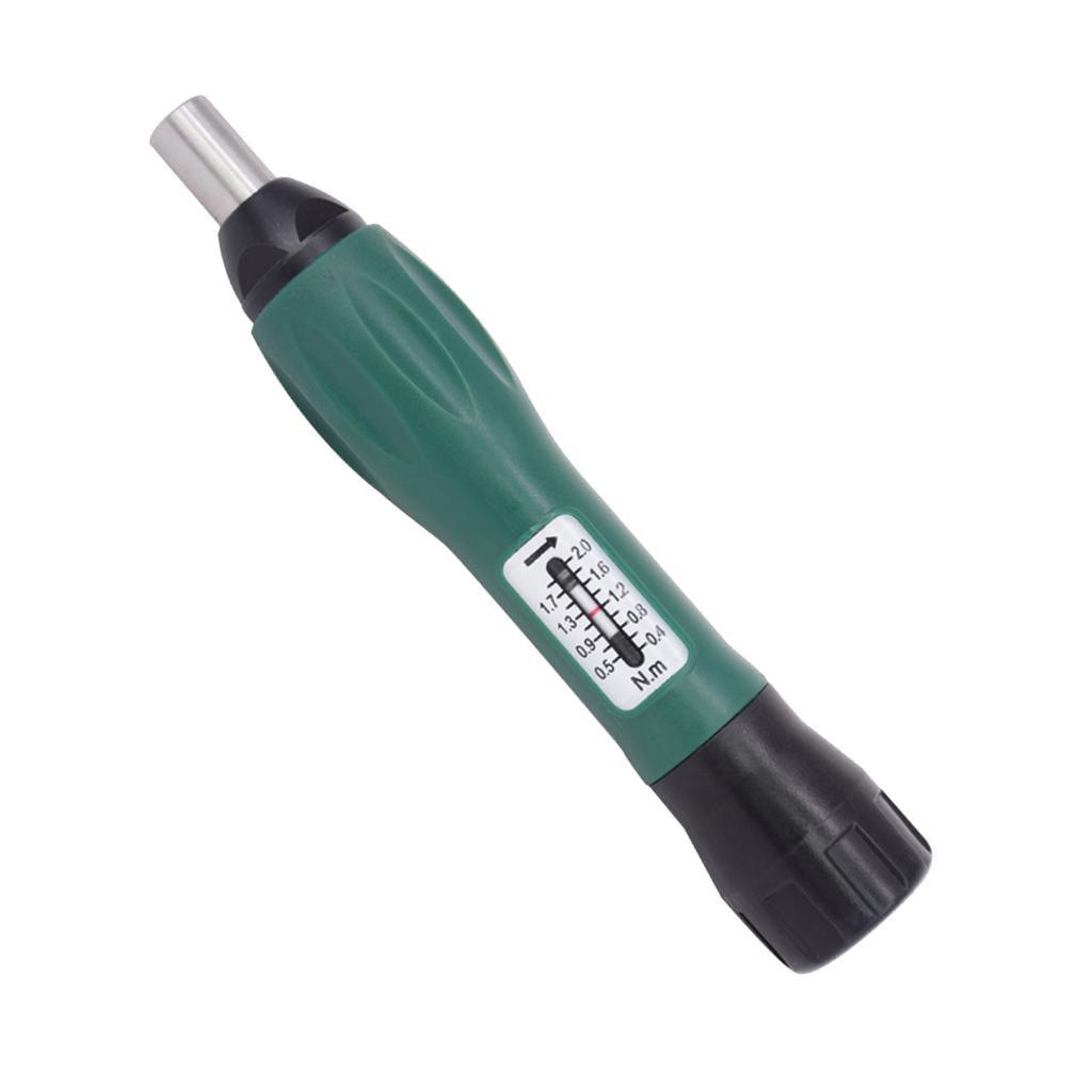 Maxbell Maxbell 6.35mm 1/4" Adjustable Torque Hex Screwdriver Screw Driver Steel 0.4-2 Nm #2