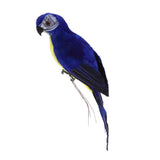 Maxbell 2x Handmade Parrot Garden Statue Macaw Figurines Landscape Ornament Props