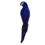 Maxbell 2x Handmade Parrot Garden Statue Macaw Figurines Landscape Ornament Props