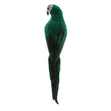 Maxbell 2x Handmade Parrot Garden Statue Macaw Figurines Landscape Ornament Props