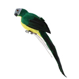 Maxbell 2x Realistic Macaw Parrot Artificial Feather Bird Animal Ornament Toy