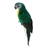 Maxbell 2x Handmade Parrot Garden Statue Macaw Figurines Landscape Ornament Props