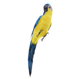 2Pcs Realistic Macaw Parrot Artificial Feather Bird Animal Ornament Kids Toy