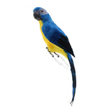 Maxbell 2pcs Artificial Parrot Bird Realistic Home Decor Budgie Taxidermy