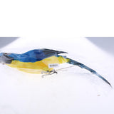 Maxbell 2pcs Artificial Parrot Bird Realistic Home Decor Budgie Taxidermy