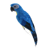 Maxbell 2pcs Artificial Parrot Bird Realistic Home Decor Budgie Taxidermy