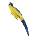 Maxbell 2pcs Artificial Parrot Bird Realistic Home Decor Budgie Taxidermy