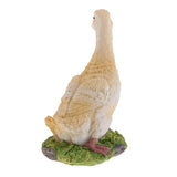 Maxbell 2pcs Garden Gift Farm Resin Animal Ornament Pond Water Standing Duck S