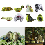 Maxbell Micro Landscape Decor Resin Anamal Ornament Garden DIY Crafts Sleeping Dog - Aladdin Shoppers
