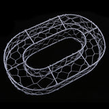 Maxbell Iron Wire Wreath Frame Succulent Pot Metal Planter Plant Holder Art Number 0 - Aladdin Shoppers