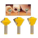 Maxbell 12-Multi-Sides Carbide Glue Joint Router Bit Woodworking Cutter 1/2 Shank 3 - Aladdin Shoppers
