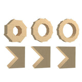 Maxbell 12-Multi-Sides Carbide Glue Joint Router Bit Woodworking Cutter 1/2 Shank 3 - Aladdin Shoppers
