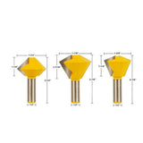 Maxbell 12-Multi-Sides Carbide Glue Joint Router Bit Woodworking Cutter 1/2 Shank 3 - Aladdin Shoppers