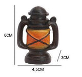 Maxbell Micro Landscape Decor Resin Ornament Fairy Garden DIY Crafts Kerosene Lamp - Aladdin Shoppers