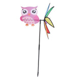 Maxbell 3D Animal Windmill Wind Rotator Whirligig Yard Garden Decor Kids Toy Owl - Aladdin Shoppers