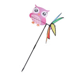 Maxbell 3D Animal Windmill Wind Rotator Whirligig Yard Garden Decor Kids Toy Owl - Aladdin Shoppers